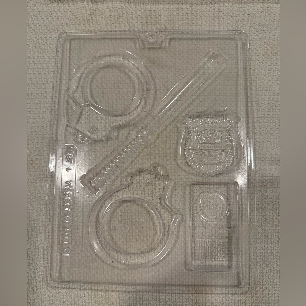 Police chocolate candy mold